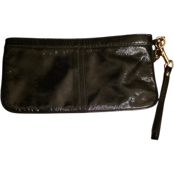 Coach Wristlet Clutch Vintage Black Patent Leather - Picture 5 of 9